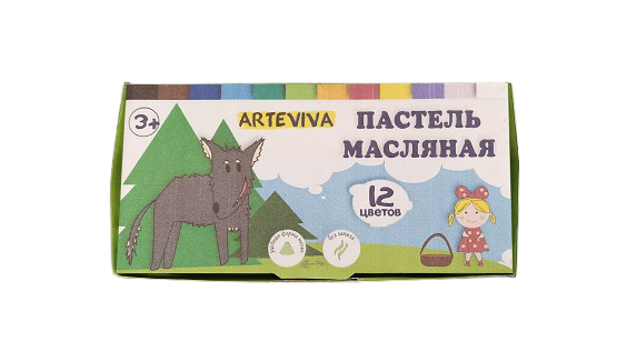 Пастель масляная 12 цветов Пастель масляная 12 цветов