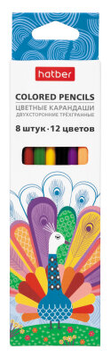 Двухсторонние карандаши Hatber: COLORA. Двухсторонние карандаши Hatber: COLORA.