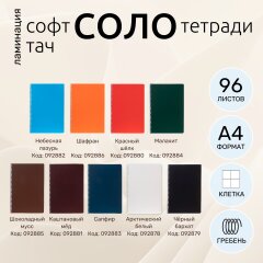 Тетради &laquo;СОЛО&raquo; А4 от Hatber: шаг к чистому цвету!