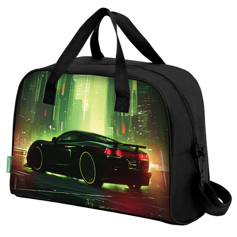Сумка для занятий BRAUBERG KIDS ″Green city″ Сумка для занятий BRAUBERG KIDS ″Green city″