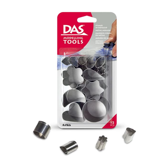 DAS Metal Moulds - 12 форм для лепки DAS Metal Moulds - 12 форм для лепки