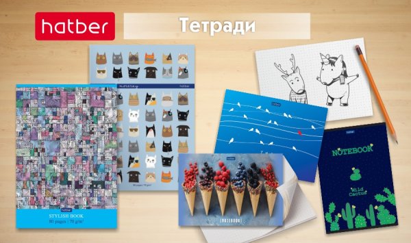 Блокноты и тетради Hatber – в точку! Блокноты и тетради Hatber – в точку!
