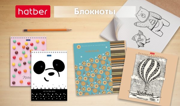 Блокноты и тетради Hatber – в точку! Блокноты и тетради Hatber – в точку!