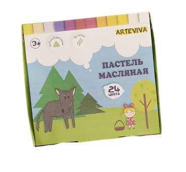 Пастель масляная 24 цвета Пастель масляная 24 цвета