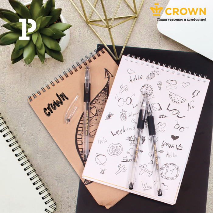Ручка Crown Hi-jell Grip – лучший помощник на ЕГЭ Ручка Crown Hi-jell Grip – лучший помощник на ЕГЭ