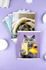 Тетрадь, А5+, 48 л, вн.блок - клетка, выборочный ТВИН лак Тетрадь, А5+, 48 л, вн.блок - клетка, выборочный ТВИН лак