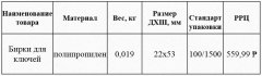 Яркие бирки для ключей от производителя ОСКОЛ ПЛАСТ Яркие бирки для ключей от производителя ОСКОЛ ПЛАСТ