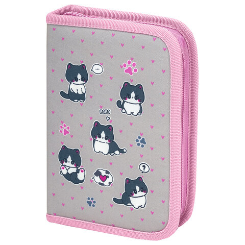 Пенал BRAUBERG, ″Cat patches″, 1 отделение Пенал BRAUBERG, ″Cat patches″, 1 отделение
