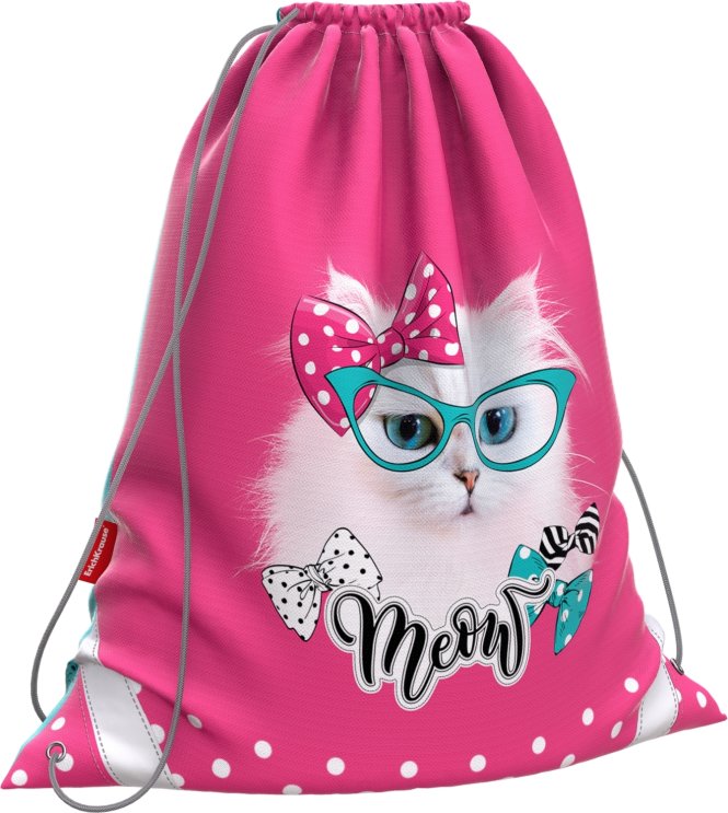 Мешок для обуви ErichKrause® Cool Cat Мешок для обуви ErichKrause® Cool Cat