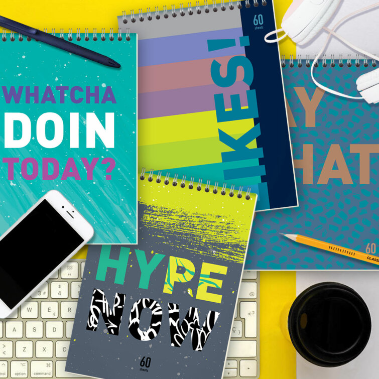 Блокноты ″Hype now″: для весёлых и активных Блокноты ″Hype now″: для весёлых и активных