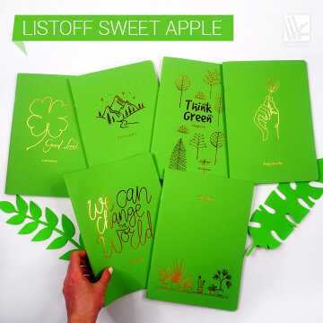 Тетради Listoff «sweet apple» Тетради Listoff «sweet apple»