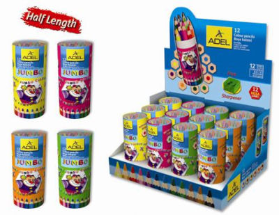 Товар дня: специальное предложение на карандаши ADEL JUMBO COLOUR 12 цветов в тубусе! Товар дня: специальное предложение на карандаши ADEL JUMBO COLOUR 12 цветов в тубусе!