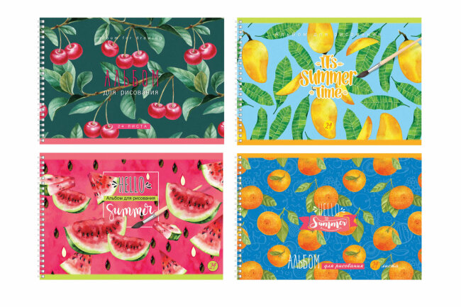 Альбомы BG для рисования «Hello summer»: вечное лето Альбомы BG для рисования «Hello summer»: вечное лето
