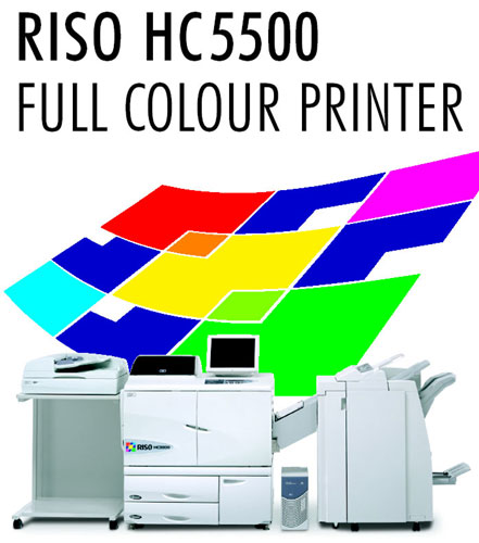 Technical Support рекомендует для коммерческой печати RISO HC5500 Technical Support рекомендует для коммерческой печати RISO HC5500