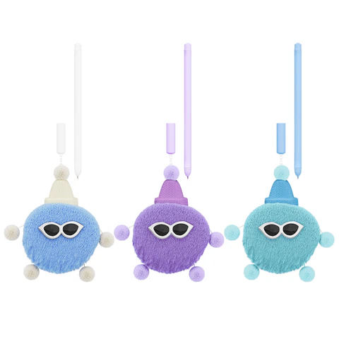 Ручка с пушистой подвеской шариковая FUNSTER ″FLUFFY HAT″ Ручка с пушистой подвеской шариковая FUNSTER ″FLUFFY HAT″