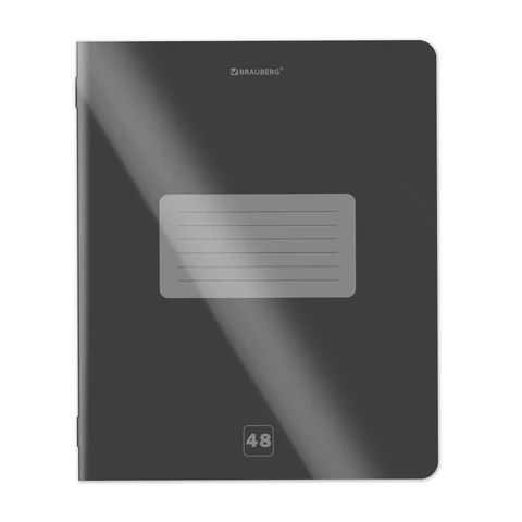 Тетрадь BRAUBERG ″Smart Cover″, пластиковая обложка, чёрная Тетрадь BRAUBERG ″Smart Cover″, пластиковая обложка, чёрная