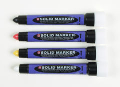 Маркер Solid маркирует сквозь масла, жиры и ржавчину!