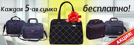 Каждая пятая сумка BRAUBERG в подарок!