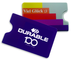 Чехол для карты DURABLE: успех гарантирован Чехол для карты DURABLE: успех гарантирован
