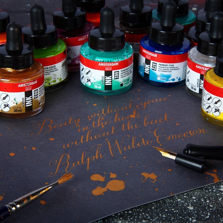 Amsterdam Ink для каллиграфии и леттеринга Amsterdam Ink для каллиграфии и леттеринга