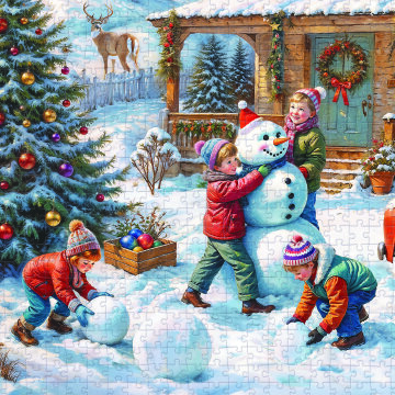 Пазлы Hatber — зимняя сказка по кусочкам из детских воспоминаний. Пазлы Hatber — зимняя сказка по кусочкам из детских воспоминаний.