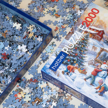 Пазлы Hatber — зимняя сказка по кусочкам из детских воспоминаний. Пазлы Hatber — зимняя сказка по кусочкам из детских воспоминаний.