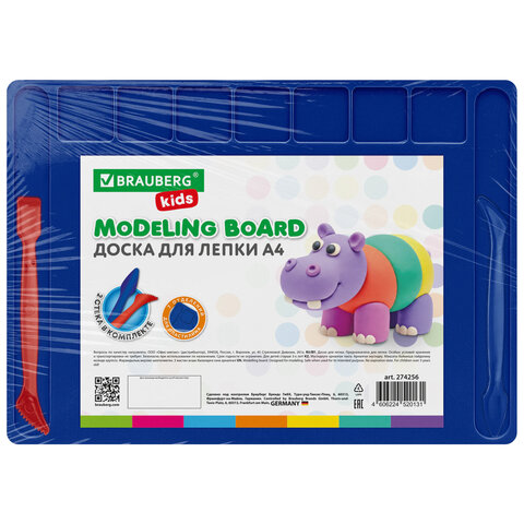 Доска для лепки А4, BRAUBERG KIDS Доска для лепки А4, BRAUBERG KIDS