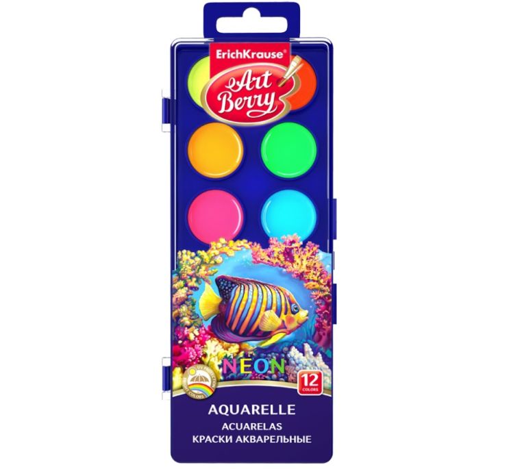 Акварель ArtBerry® Neon с УФ защитой яркости Акварель ArtBerry® Neon с УФ защитой яркости