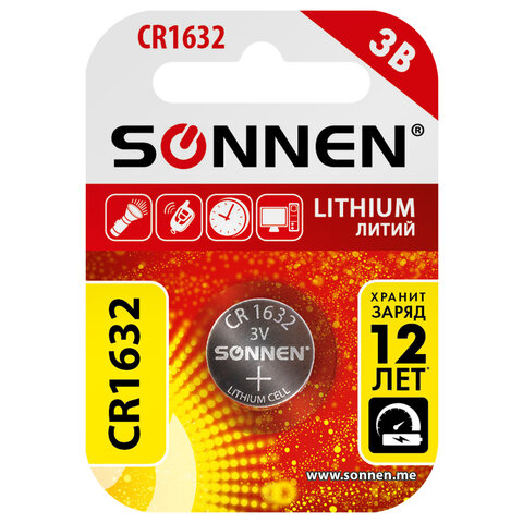 ��������� �������� SONNEN Lithium CR1632, ″��������″