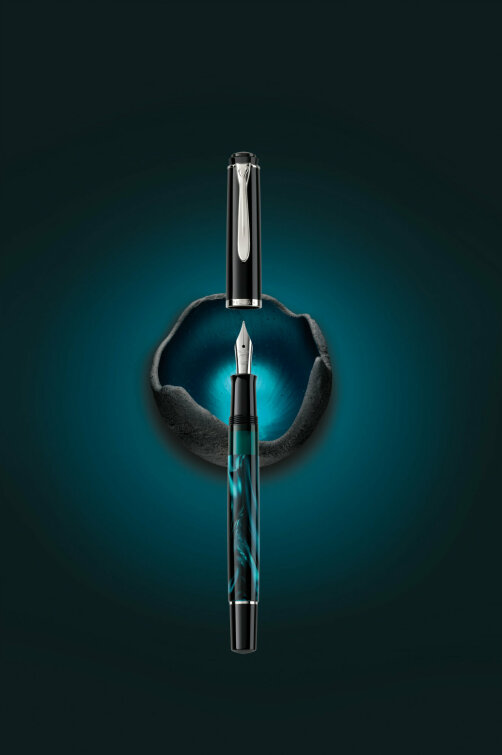 ����������� ������ Pelikan Classic 205 Petrol-Marbled