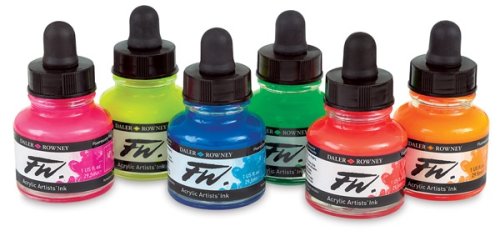 Высокопигментированные чернила Daler-Rowney «FW Artists» Высокопигментированные чернила Daler-Rowney «FW Artists»