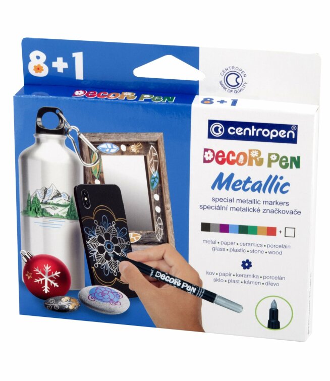 Decor pen metallic 2737