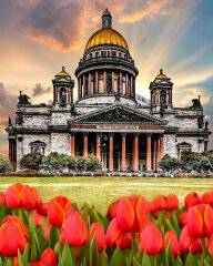 Кристальная мозаика (набор для изготовления картины) «Исаакиевский собор» от ТМ Фрея Кристальная мозаика (набор для изготовления картины) «Исаакиевский собор» от ТМ Фрея