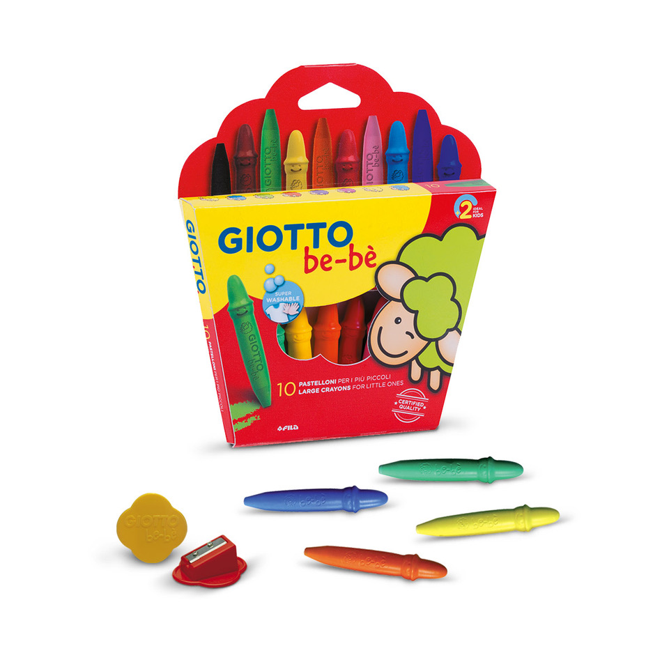 Giotto Be-bè wax crayons    