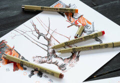 Набор капиллярных ручек Sakura x Van Gogh Museum Pigma Micron Fineliners Набор капиллярных ручек Sakura x Van Gogh Museum Pigma Micron Fineliners