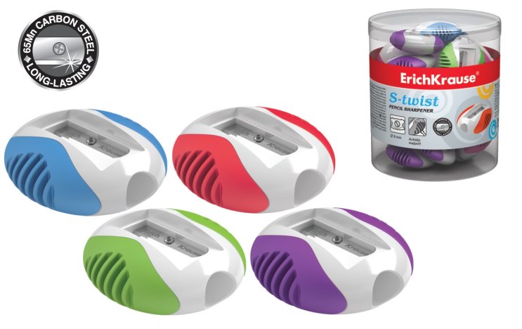 Точилка ErichKrause S-TWIST Точилка ErichKrause S-TWIST