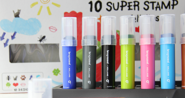 Новинка! Набор фломастеров Bruynzeel Kids Super Stamp 10 цветов-штампов Новинка! Набор фломастеров Bruynzeel Kids Super Stamp 10 цветов-штампов