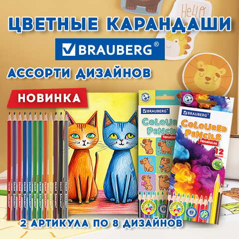 ВАУ новинка от BRAUBERG! ВАУ новинка от BRAUBERG!