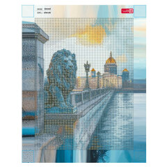 Алмазная мозаика (набор для творчества), САНКТ-ПЕТЕРБУРГ, 30*40 см, форма страз: круглая, 30 цветов страз, картонная коробка Алмазная мозаика (набор для творчества), САНКТ-ПЕТЕРБУРГ, 30*40 см, форма страз: круглая, 30 цветов страз, картонная коробка