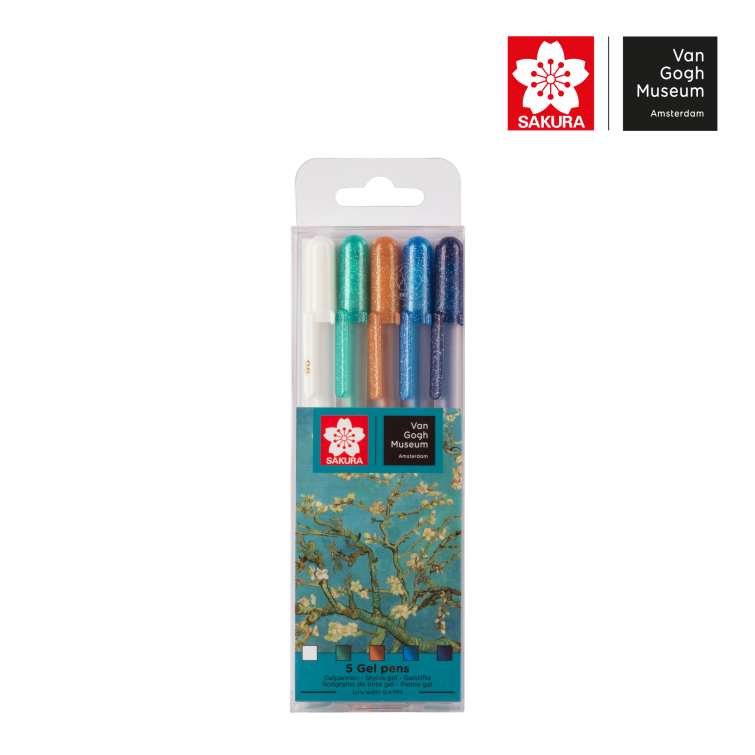 Набор гелевых ручек Sakura x Van Gogh Museum Gelly Roll Gel Pens Набор гелевых ручек Sakura x Van Gogh Museum Gelly Roll Gel Pens