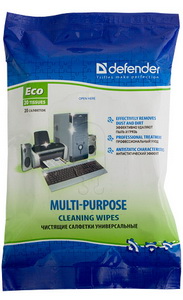 Универсальные чистящие салфетки Defender ECO CLN 30200 в мягкой упаковке от ″Рельеф-Центр″