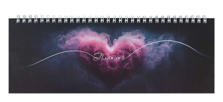 Планинг недатированный, 290х100 мм, 64 листов, гребень по длинной стороне, глянцевая ламинация Планинг недатированный, 290х100 мм, 64 листов, гребень по длинной стороне, глянцевая ламинация