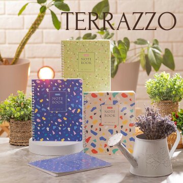 Тетради «Terrazzo» от Hatber: уютная тропинка в лето! Тетради «Terrazzo» от Hatber: уютная тропинка в лето!