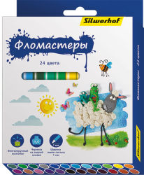 Фломастеры Silwerhof: безопасность и качество Фломастеры Silwerhof: безопасность и качество