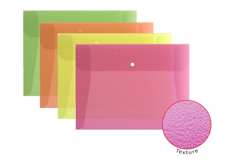 Папка на кнопке FIZZY NEON (А4) Папка на кнопке FIZZY NEON (А4)
