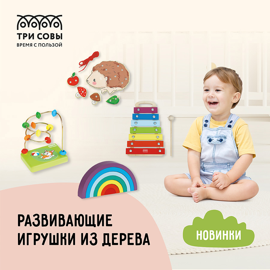 Деревянные игрушки «ТРИ СОВЫ»: создано природой для самых дорогих Деревянные игрушки «ТРИ СОВЫ»: создано природой для самых дорогих