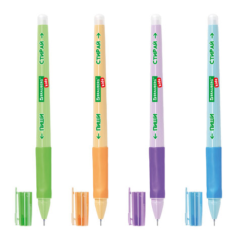 Ручка стираемая гелевая BRAUBERG KIDS ″RESTART COLOR″ Ручка стираемая гелевая BRAUBERG KIDS ″RESTART COLOR″