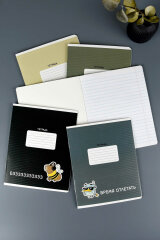 Тетрадь школьная ученическая, А5+, 18 л, вн.блок - линия, выборочный УФ-лак, мягкий переплёт (2 скобы) Тетрадь школьная ученическая, А5+, 18 л, вн.блок - линия, выборочный УФ-лак, мягкий переплёт (2 скобы)