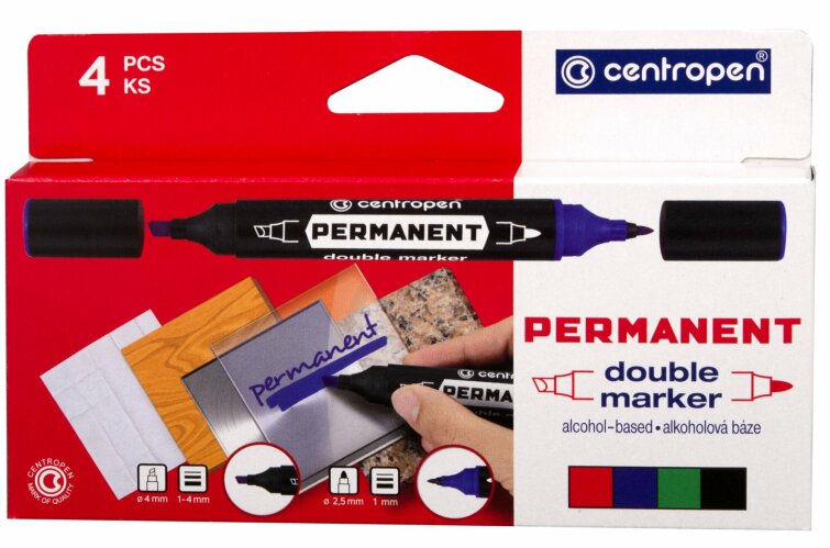 Permanent double marker 1666
