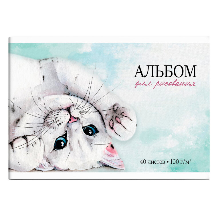 Альбом для рисования, А4, 40л, ФЕНИКС+ Альбом для рисования, А4, 40л, ФЕНИКС+